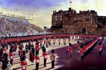 The Royal Scots Dragoon Guards at Edinburgh Castle