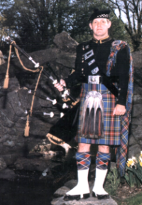 Pipe-Major Iain Massie of The Boston Pipers Society